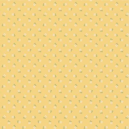 Fabric VINTAGE APRON YELLOW by Elea Lutz from the My Favorite Things Collection for Poppie Cotton, # FT23706