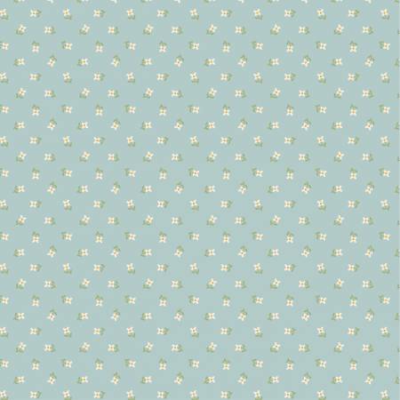 Fabric VINTAGE APRON BLUE by Elea Lutz from the My Favorite Things Collection for Poppie Cotton, # FT23708