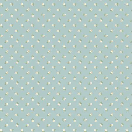 Fabric VINTAGE APRON BLUE by Elea Lutz from the My Favorite Things Collection for Poppie Cotton, # FT23708