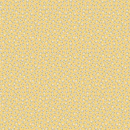 Fabric DELIGHTFUL YELLOW by Elea Lutz from the My Favorite Things Collection for Poppie Cotton, # FT23718