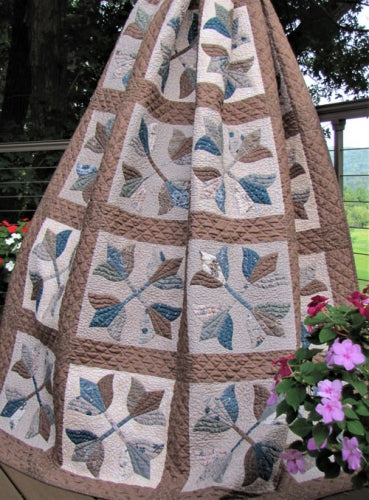 Quilt Pattern GARDEN TALES APPLIQUE by Barb Voss using Garden Tale Fabric Collection