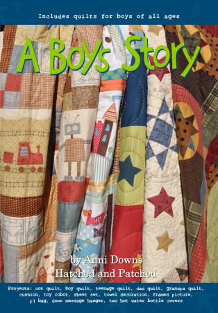 Pattern Book A Boy's Story  from Anni Downs, Hatched and Patched, # HAPBK07