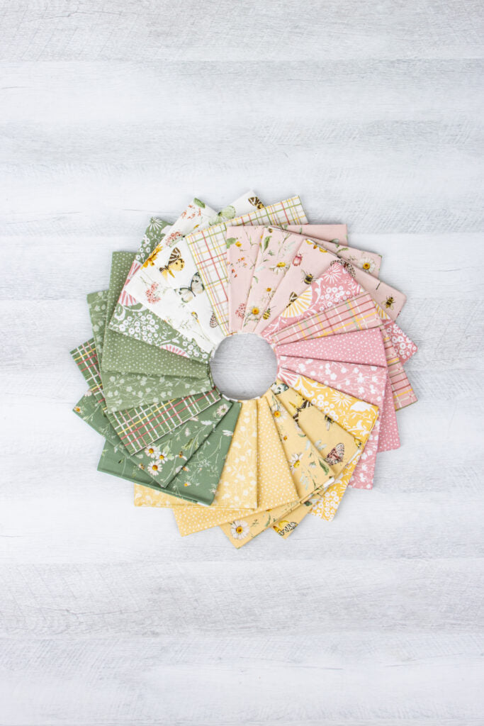Fat 1/4 bundle of Full LOVE ME MORE Collection, from Riley Blake Designs