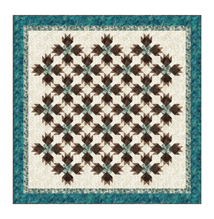 Pattern BIG FOOT by PHOEBE MOON DESIGNS, PTN 3073, featuring NORTHERN PEAKS collection by Northcott