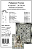 Pattern PEDIGREE FRAMES by PINE TREE COUNTRY QUILTS, PTN3429