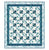 Pattern EARTHSHINE - PTNP056 by BOUND TO BE QUILTING Design featuring SEA BREEZE collection by Northcott