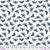 Fabric FLYING WONDERS BLUE from NOCTURNAL CREATURES Collection by Maria Matos PWMM011.BLUE
