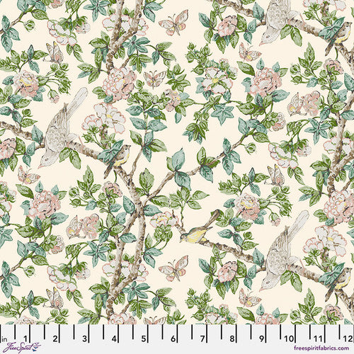 Fabric CAVELRY IVORY, from Country Romance Collection, for Free Spirit, PWSA072.IVORY