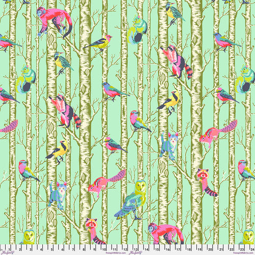 Fabric FAMILY TREE ENCHANTED, from FULL MOON FOREST II collection, PWTP245.ENCHANTED by Tula Pink
