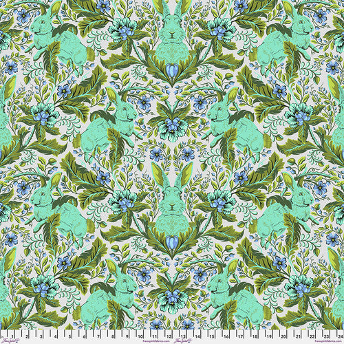 Fabric HOPPY GO LUCKY STARLIGHT, from FULL MOON FOREST II collection, PWTP246.STARLIGHT, by Tula Pink