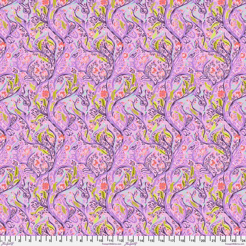 Fabric BRANCH MANAGER BLOSSOM , from FULL MOON FOREST II collection, PWTP247.BLOSSOM by Tula Pink