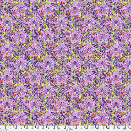 Fabric SHAKE YOUR HONEY MAKER BLOSSOM, from FULL MOON FOREST II collection, PWTP248.BLOSSOM, by Tula Pink