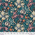 Backing Fabric, 108" width, GOLDEN LILY TEAL, Red House Collection, Original Morris & Co, QBWM007.TEAL