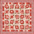 Fabric RED - TINY PRINT, PWTH228.RED, from Palette RED Collection Designed by Tim Holtz