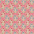 Fabric FARM FLOWERS PINK, blenders for JUBILEE Collection by TILDA, TIL110097