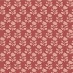 Fabric SANCTUARY BLENDERS, MIRA RHUBARB by TILDA, TIL110105