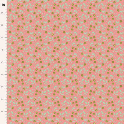 Fabric SUNDAY BRUNCH Blenders TIPSY PINK by TILDA, TIL110121