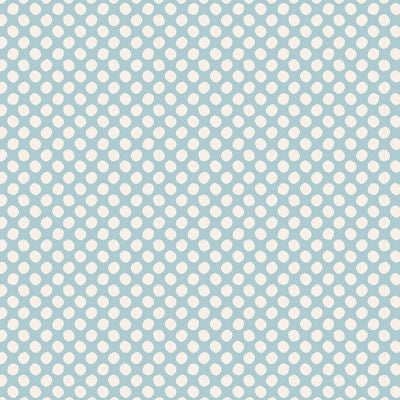 Fabric TIL130035-V11 Tilda- Basic Classics PAINT DOTS LIGHT BLUE