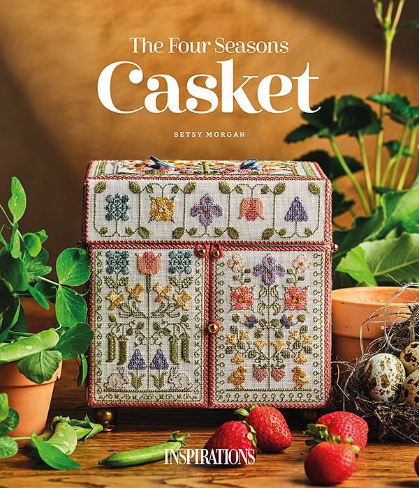 Embroidery Book THE FOUR SEASONS CASKET by Betsy Morgan , Inspirations Studios