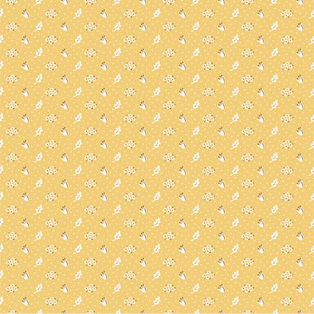 Fabric YELLOW VINTAGE APRON for Poppie Cotton, # WW25109
