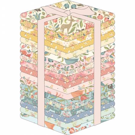 Fabric Fat Quarter Bundle WILDWOOD DWELLINGS 18 Prints # WW25120 by Sheri McCulley for Poppie Cotton