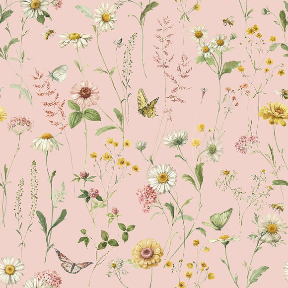 Fabric MAIN BLUSH from LOVE ME MORE Collection from Riley Blake Designs, CD15630-BLUSH