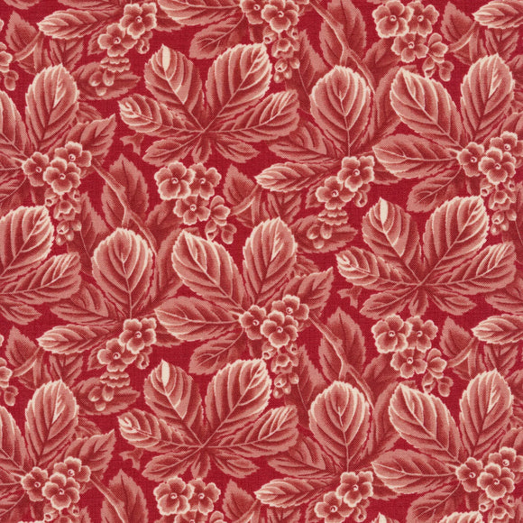 Cotton Fabric, Chateau De Chantilly ROUGE 13941 14, Moda Collection by French General