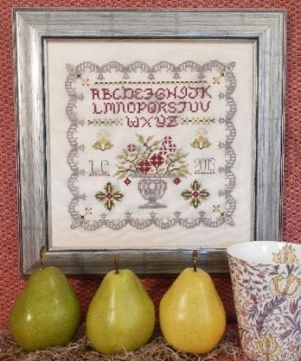 Cross-Stitch Sampler Pattern WINDHAM HOUSE SAMPLER by Karen Kluba from Rosewood Manor, S-1254