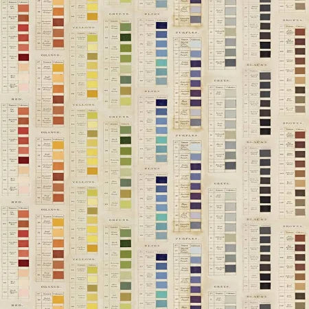 Fabric MULTI PALETTES, from Palette MULTI Collection by Tim Holtz PWTH328.MULTI