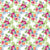 Fabric Small Floral Clusters from Love is in the Air Collection by Lanie Loreth for Blank Co., 1685-01 White Pink