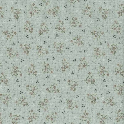 Quilting FABRIC from Lecien, One Stitch At a Time Collection by Lynnette Anderson. 35075-70 Tiny Flower Branches