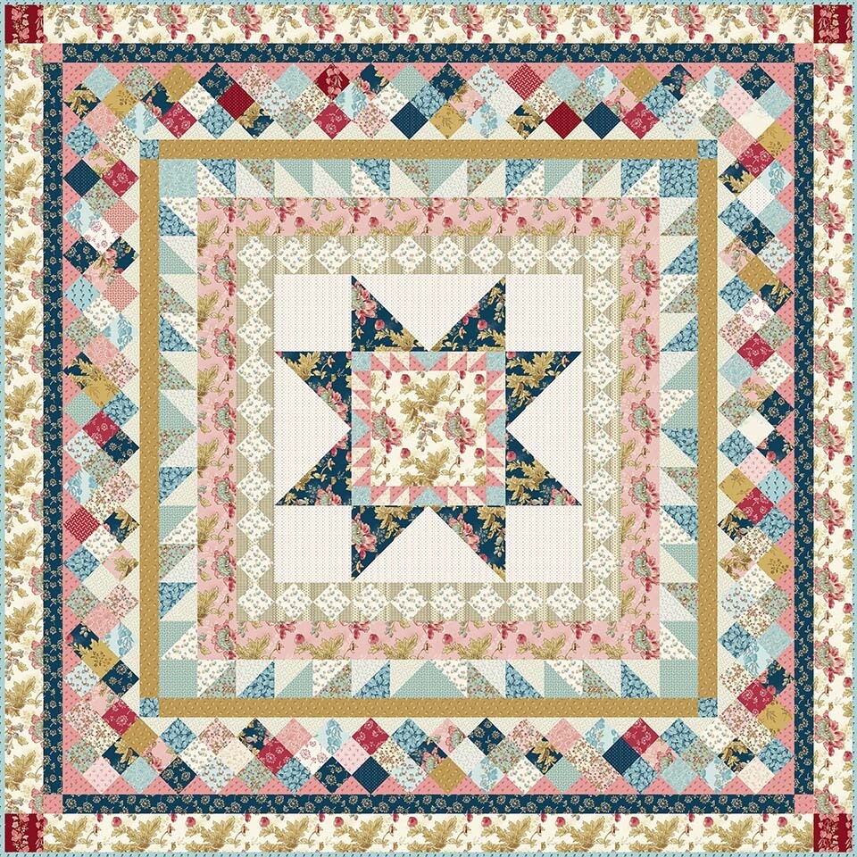 Bon Voyage Pattern by Edyta Sitar from Laundry Basket Quilts, LBQ-0241-P
