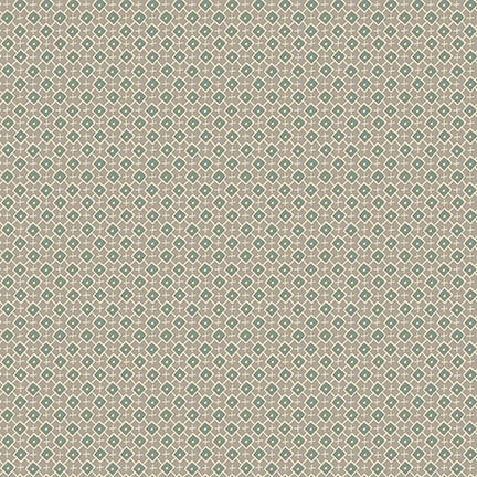 Henry Glass Fabric FOULARD, 2899-11 Gray/Taupe, from Market Garden Collection by Anni Downs