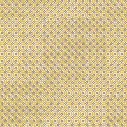 Henry Glass Fabric FOULARD, 2899-33 Gold, from Market Garden Collection by Anni Downs