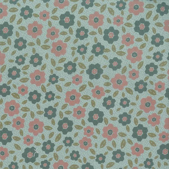 Quilting FABRIC from Lecien, One Stitch At a Time Collection by Lynnette Anderson. 35073-70 Hexagon Flowers