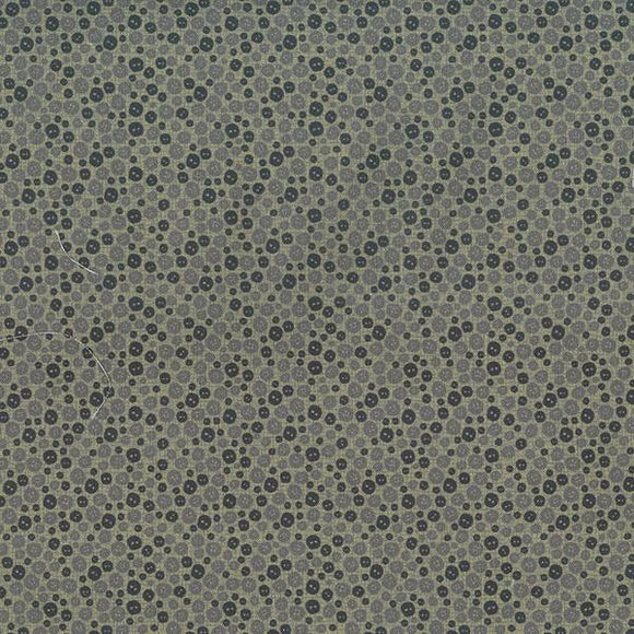 Quilting FABRIC from Lecien, One Stitch At a Time Collection by Lynnette Anderson. 35074-60 Buttons