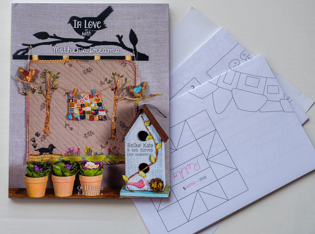 In Love with Mother's Dreams Book from Quiltmania Editions. By Reiko Kato