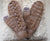Hand-knit Mittens from Malabrigo Chunky Polvoriento yarn