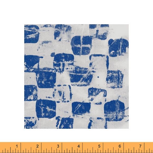Random Thoughts Collection, Quilting Fabric Game Board, Navy, 52840-11 from Marcia Derse for Windham Fabrics