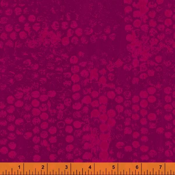 Random Thoughts Collection, Quilting Fabric Honeycomb, Maroon, 52842-17 from Marcia Derse for Windham Fabrics