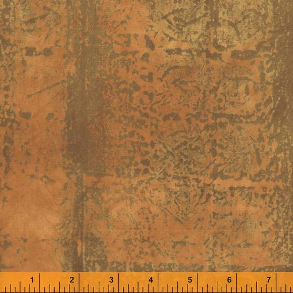 Random Thoughts Collection, Quilting Fabric Stone Carving Spice 52845-29 from Marcia Derse for Windham Fabrics