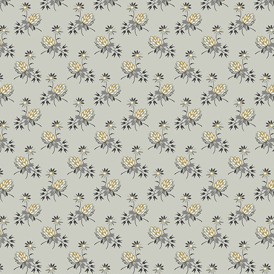 Fabric STORMY CLOVER from Moonstone Collection by Edyta Sitar for Andover, A-9451-C