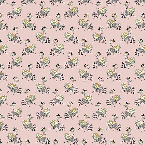 Fabric PEONY CLOVER from Moonstone Collection by Edyta Sitar for Andover, A-9451-E1