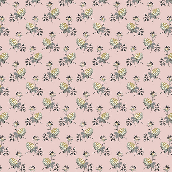Fabric PEONY CLOVER from Moonstone Collection by Edyta Sitar for Andover, A-9451-E1
