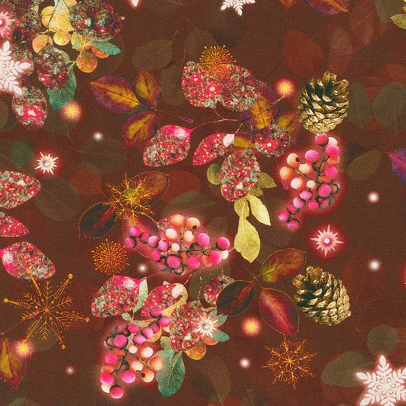 Quilting Fabric AIND-21195-91 CRIMSON by Lara Skinner from Festive Beauty for Robert Kaufman