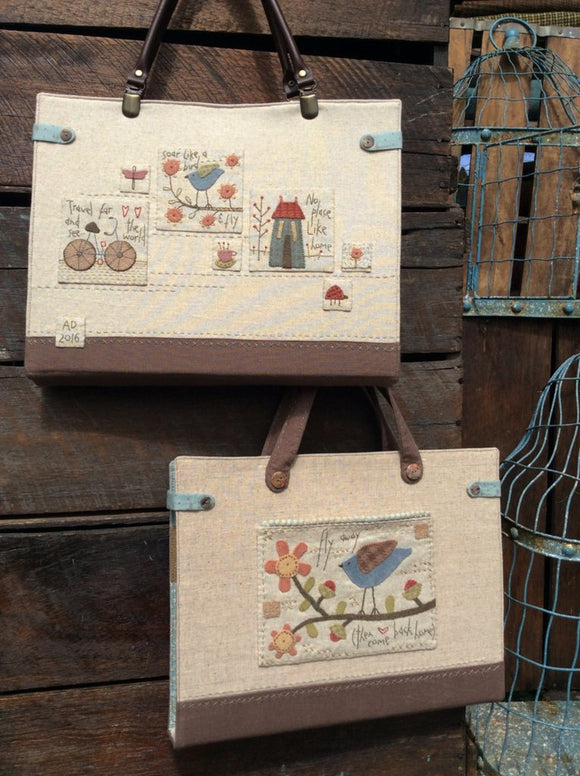 Pattern Travel and Sew Bag from Hatched and Patched