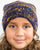 Knitted Hat Malabrigo Rasta Blue/purple /yellow