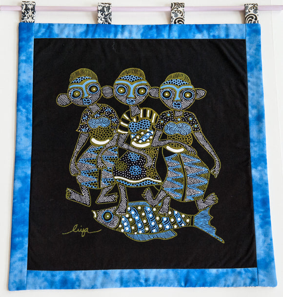 Wall Piece Catch of the Day Quilted