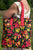 Quilted Handbag Joyful Garden At Night
