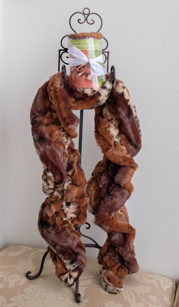 Shannon Fabrics Twisty-Twirly Cuddle Scarf Kit.